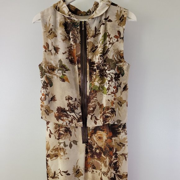 Jones of New York - Fall Floral Sleeveless Dress - Picture 2 of 6